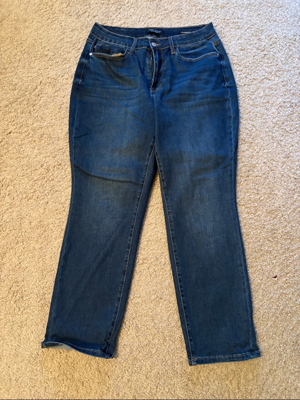 Judy Blue Classic Dark Blue Boyfriend Jeans